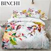 Luxury 3D Bedding Set Europe Double Duvet Cover Set Bed Linen Comfortable BlanketQuilt Cover Bed Set Nordic Colour