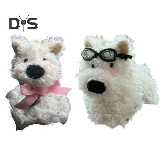 Милый щенок, плюшевая кукла, украшение для салона автомобиля, многофункциональные украшения для лобового стекла, ручка переключения передач, приборная панель