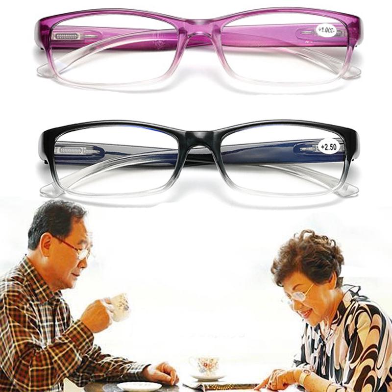 Очки для чтения Прямоугольные Дальнозоркие Полноразмерные Анти-синий свет Газетные Анти-УФ 1 шт родители пожилые Унисекс бусины