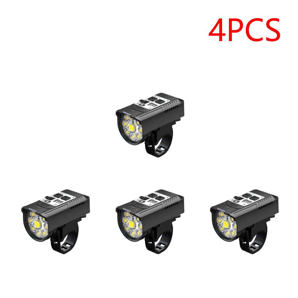 1-5 шт. Светодиодный передний фонарь для велосипеда высокой яркости, велосипедный фонарик с двойным источником света, головной фонарь для велосипеда, велосипедная фара для ночной езды