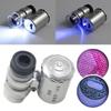 Portable Mini Pocket HD Magnifying Glass 60X Jeweler Magnifier Illuminated Microscope