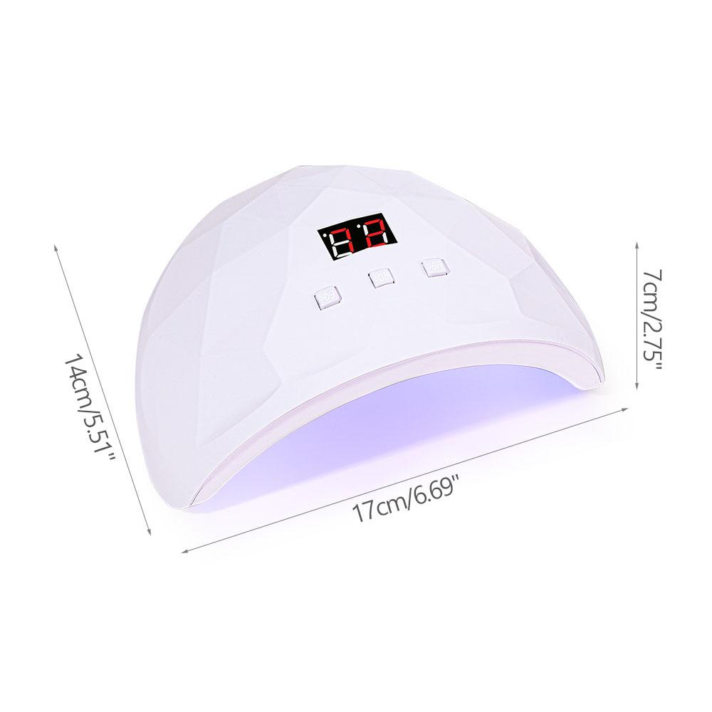 УФ-лампы для сушки ногтей, станки для отверждения гель-лака, сушилка для ногтей, 54 Вт, УФ-светодиодная лампа для аксессуаров для ногтей