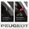ZDFVU1 4Pcs Car Decoration Wheel Tire Valve Caps Stem Cap For VW Golf Amarok T5 Phaeton Teramont ID3 Tiguan T-Cross Passat Magotan Arte QQ15