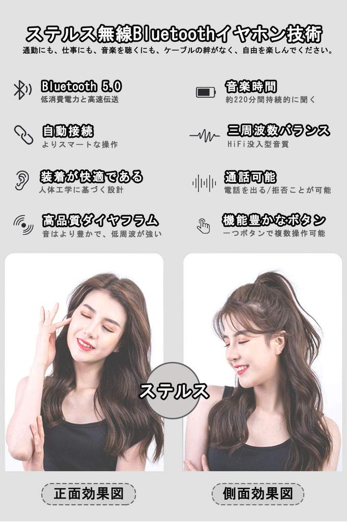 Bluetooth одиночный 3g оба левый и правый портативный соответствие Совместим с японской инструкцией ухо (Стелс-версия) наушники, ухо,