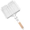 Wutuo Adjustable Foldable Double-Layer BBQ Fish Grilling Clip