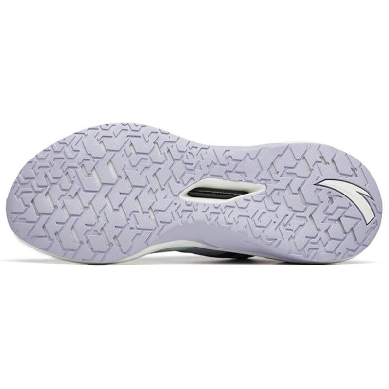 ANTA Tron 2.0 Running Shoes Women's Low top Ivory White/Ice Pink Blue/Light Purple Gray Sneakers 122215586-2