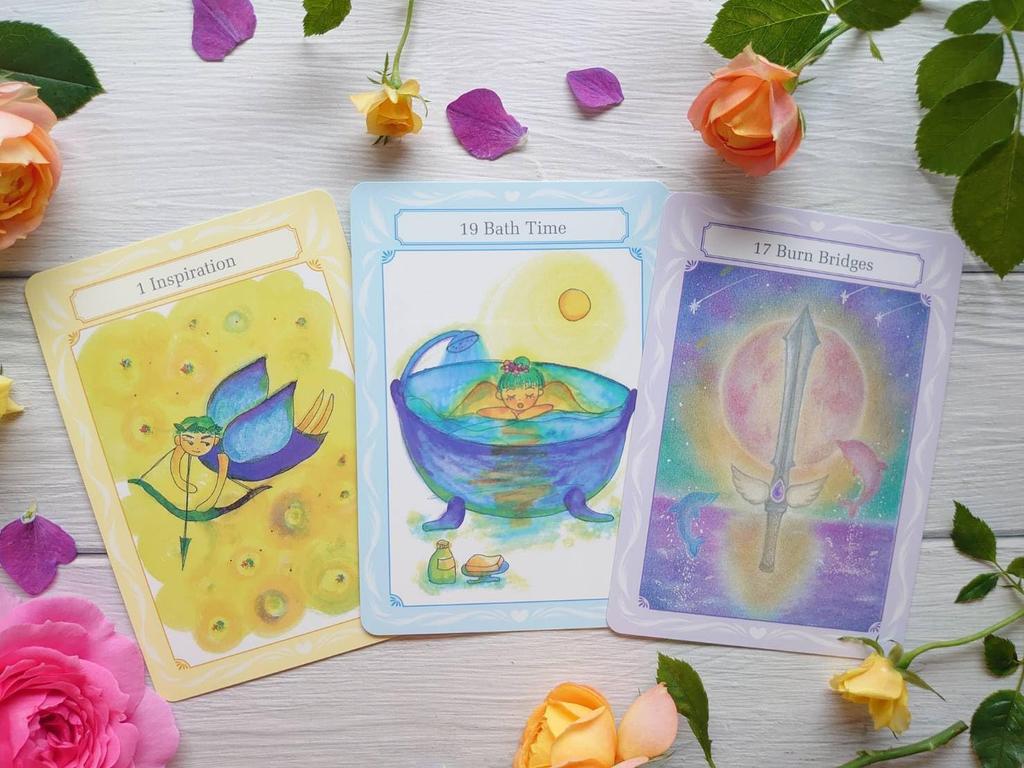 ANGEL CARDS Defi 48 Cards with Japanese Instructions [Authentic]