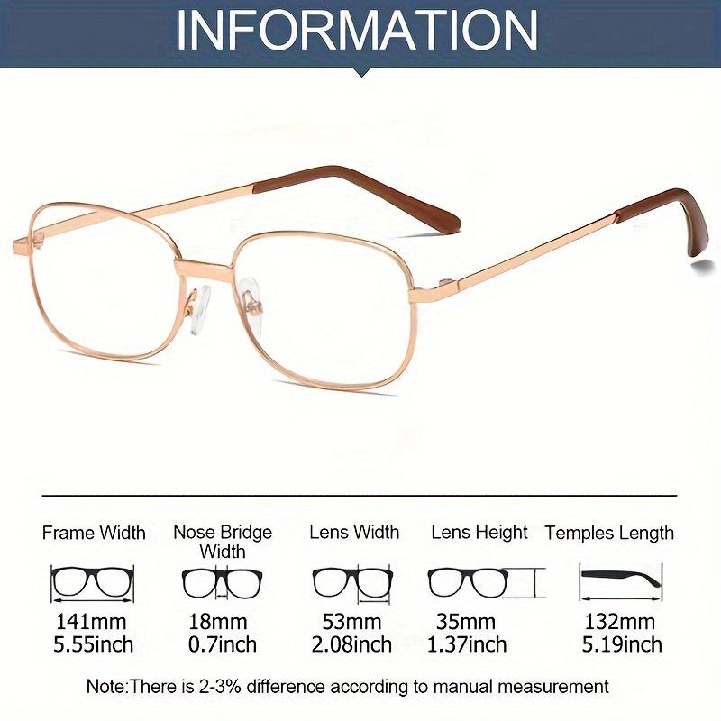 Очки для ухода за зрением, пресбиопия, металлические очки для дальнего зрения, очки для чтения, бифокальные очки, мультиф