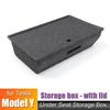 Under Seat Storage Box for Tesla Model Y Centrol Console Organizer Accessories Underseat Hidden Store Space Bins Chair Tray
