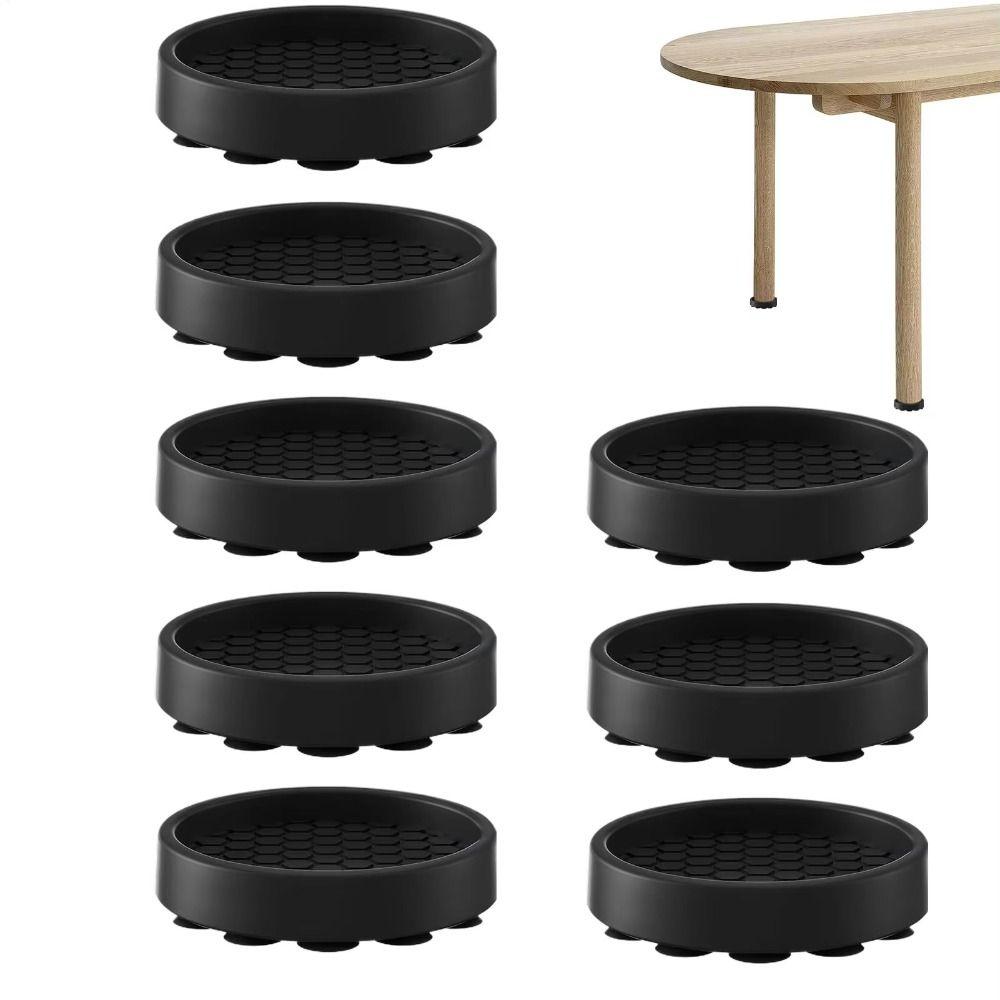 Black Brown Silent Table Leg Pads Diameter 5 Cm Round Sofa Coaster  Furniture and Sofa
