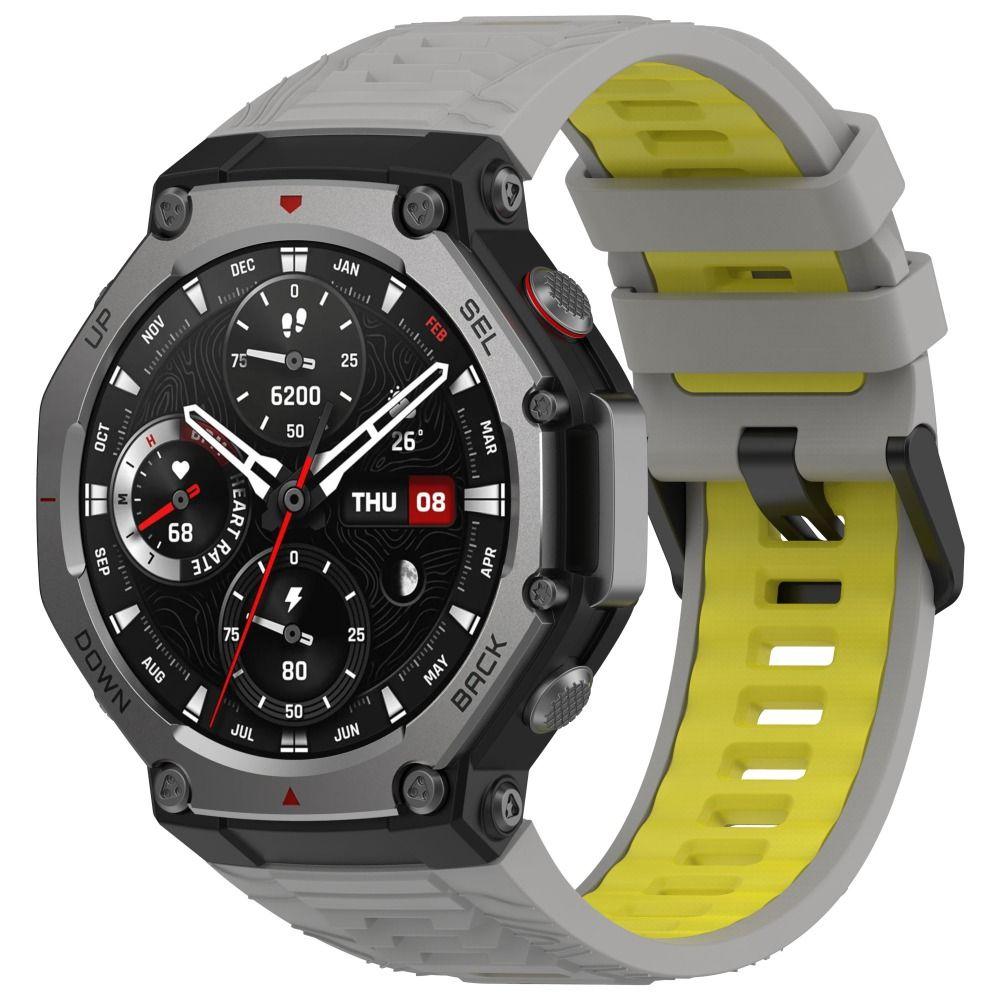 Replacement Watch Strap Silicone Wristband Sport Smartwatch Band for Amazfit T-Rex 3