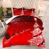 Рождественский Рождественский Подарок Постельное Белье Комплект Одеяло, Супермягкий Комплект Постельного Белья