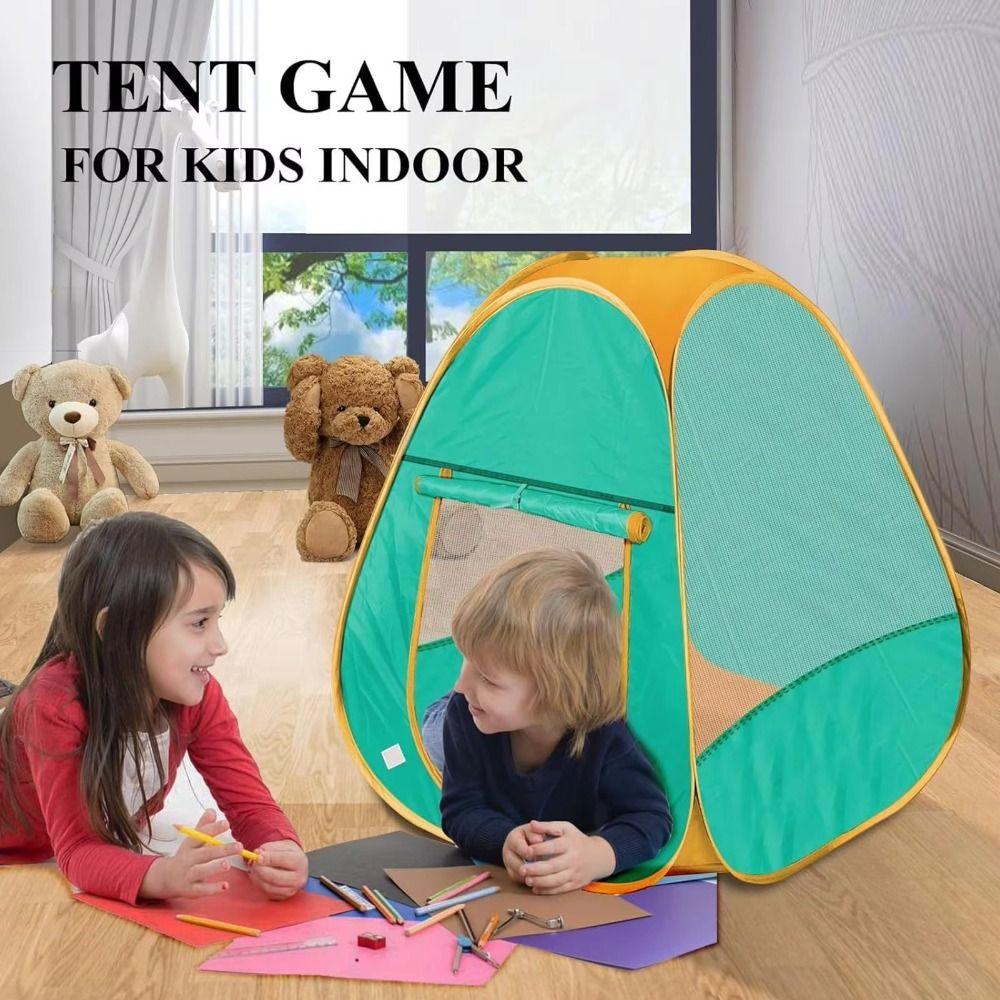 Princess Houses Children's Green Tent Toy Houses Foldable Toy Tents Family Playing