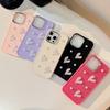 Трехмерный перламутровый яблочный чехол для телефона 17 iphone16 лазерный 15 подходит для 14promax темперамент 12 мягкий 11