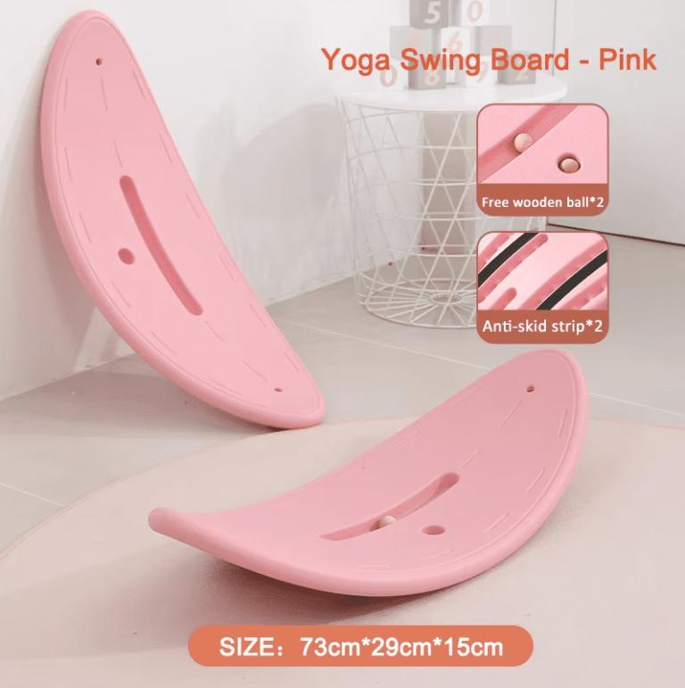 Yogo Big balance board Gymnastics Training for Children Sports Equipment Toys Coordination and Stability pink