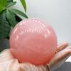 Star Rose Quartz Crystal Natural Carefully 88mm 878g Natural Crystal Raw Feng Good Love and Relationship Guardian Home New Ornament [TANAKA YA] Ball,