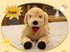 Большая желтая плюшевая игрушка-щенок лабрадора - Кукла золотистого ретривера для детей