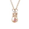 Disney Zirconia VPCDS W0028 [Disney] Minnie/Silver Pendant/Heart/Ribbon/Cubic