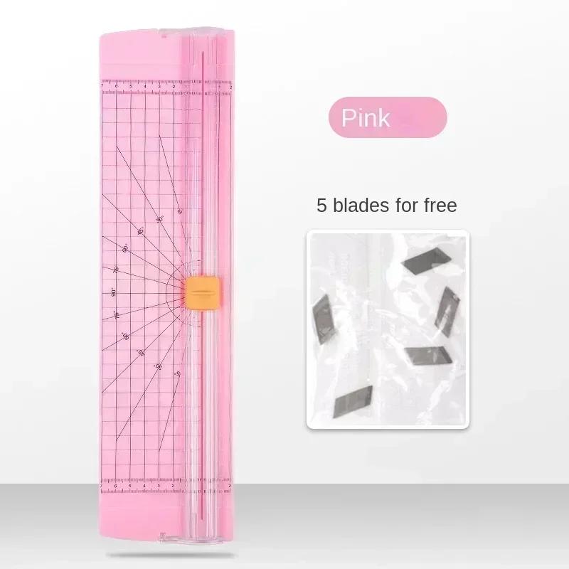 Гильотинный резак для бумаги формата А4 с выдвижной линейкой для фототриммеров, легкий коврик для резки скрапбукинга