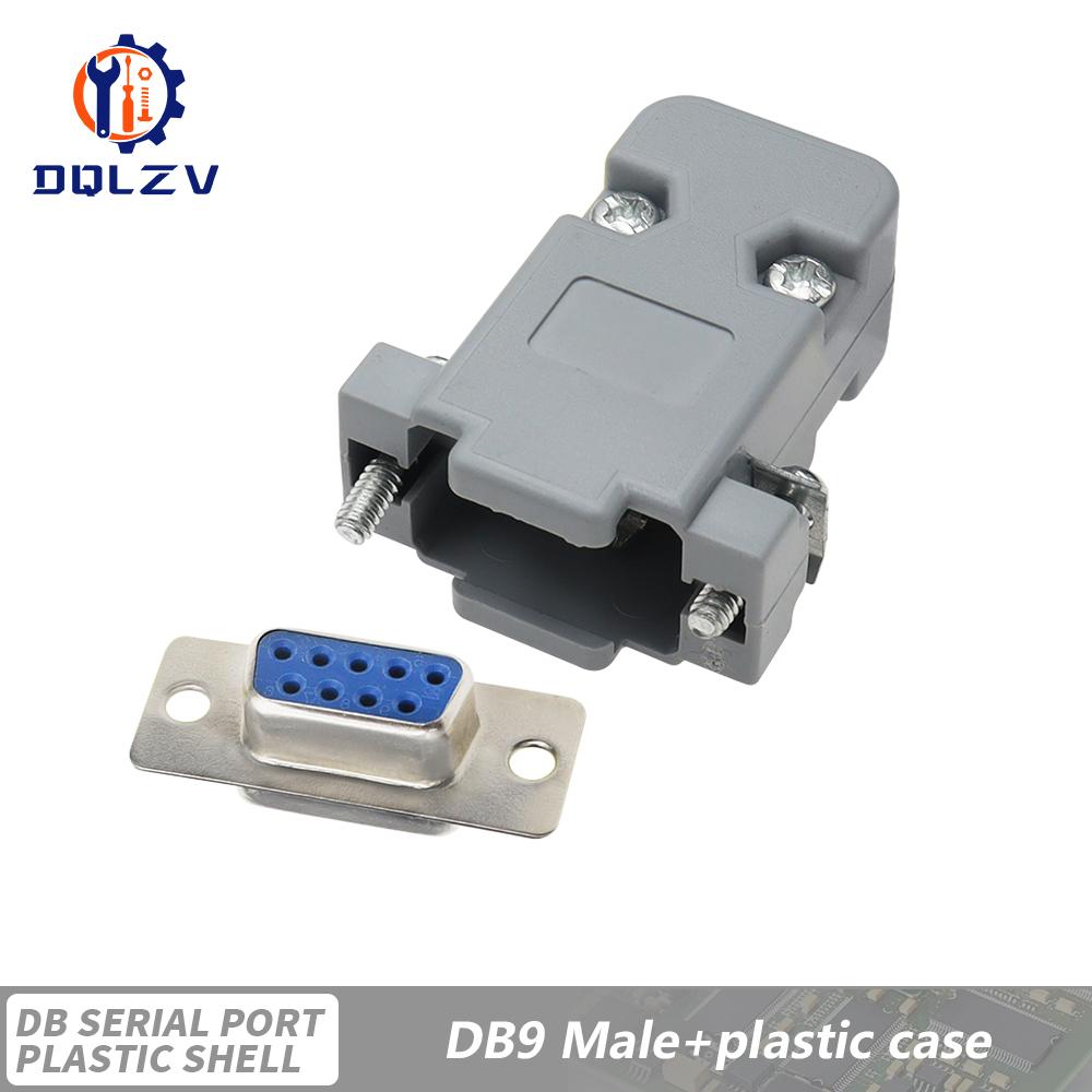 DB15 DB25 DB9 DB37 Параллельный Последовательный Порт Female/Male Паяный Разъем+Пластиковая Сборная Оболочка 37 9 15PIN VGA Адаптер