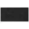 Wall Headboards 12 pcs Black 30 x 15 cm Faux Leather