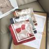 70 Square Scarves Spring and Summer High-value Creative Silk Scarves Women's Small Fresh and Simple Flower Printing Simulation Silk Square Scarves