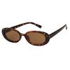 New Fashion Small Oval Driving Sunglasses Men Women Vintage Leopard Jelly Color Sun Glasses Trending Shades UV400 Eyewear