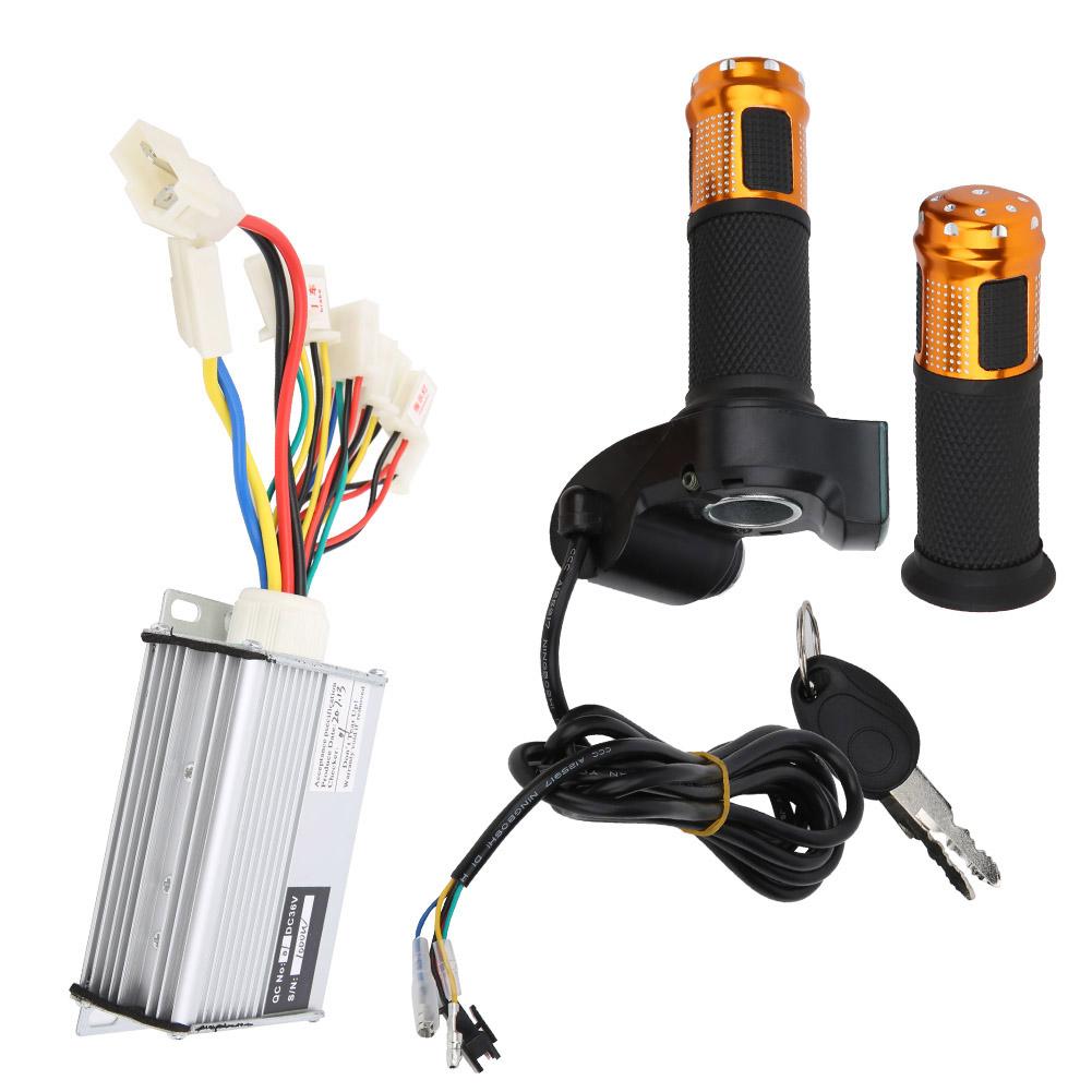 Контроллер 36 В, 1000 Вт и универсальная ручка дроссельной заслонки с комплектом оборудования для экранного дисплея