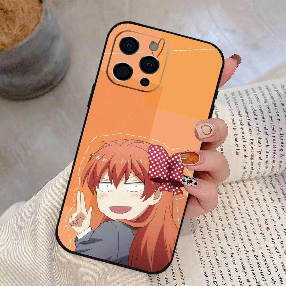 Ежемесячный девушек Нодзаки-кун Тиё Сакура Чехол для телефона для iPhone 17, 16, 15, 14, 13, 12, 11 Plus, Pro Max, Другие Мягкий Черный Чехол
