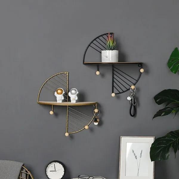 Настенные стеллажи Креативные железные стеллажи для хранения Декоративные стеллажи Аксессуары для дома