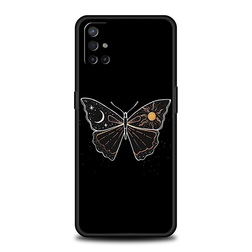 Луна Таро Кошка Эстетичный Чехол для Телефона Для OnePlus 10 9 Pro 9T 10R 9R 9RT 8T 8 7 6T 7T Nord 2T CE 2 5G N200 N10 N100 Силиконовая Крышка