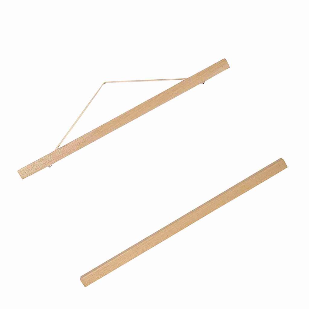 Современная магнитная рамка для фото из опилок, сделай сам, держатель для постеров-свитков, художественных работ, белое дерево