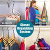 Clothes Hangers Space Saving, 2/6/10 Closet Hangers, Closet Space Savers, Shirt Hangers, Magic Hangers Cascading Hanger for College Dorms