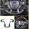 Carbon Fiber Steering Wheel Trim for Ford Raptor F150