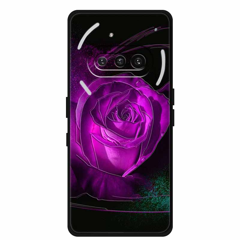 Ни за что Телефон (3a) Чехол 3D Рельефный Цветок Тиснение Черный Силикон Funda Для Nothing Phone 3A A059 3D Задняя Крышка Мультяшный Бампер