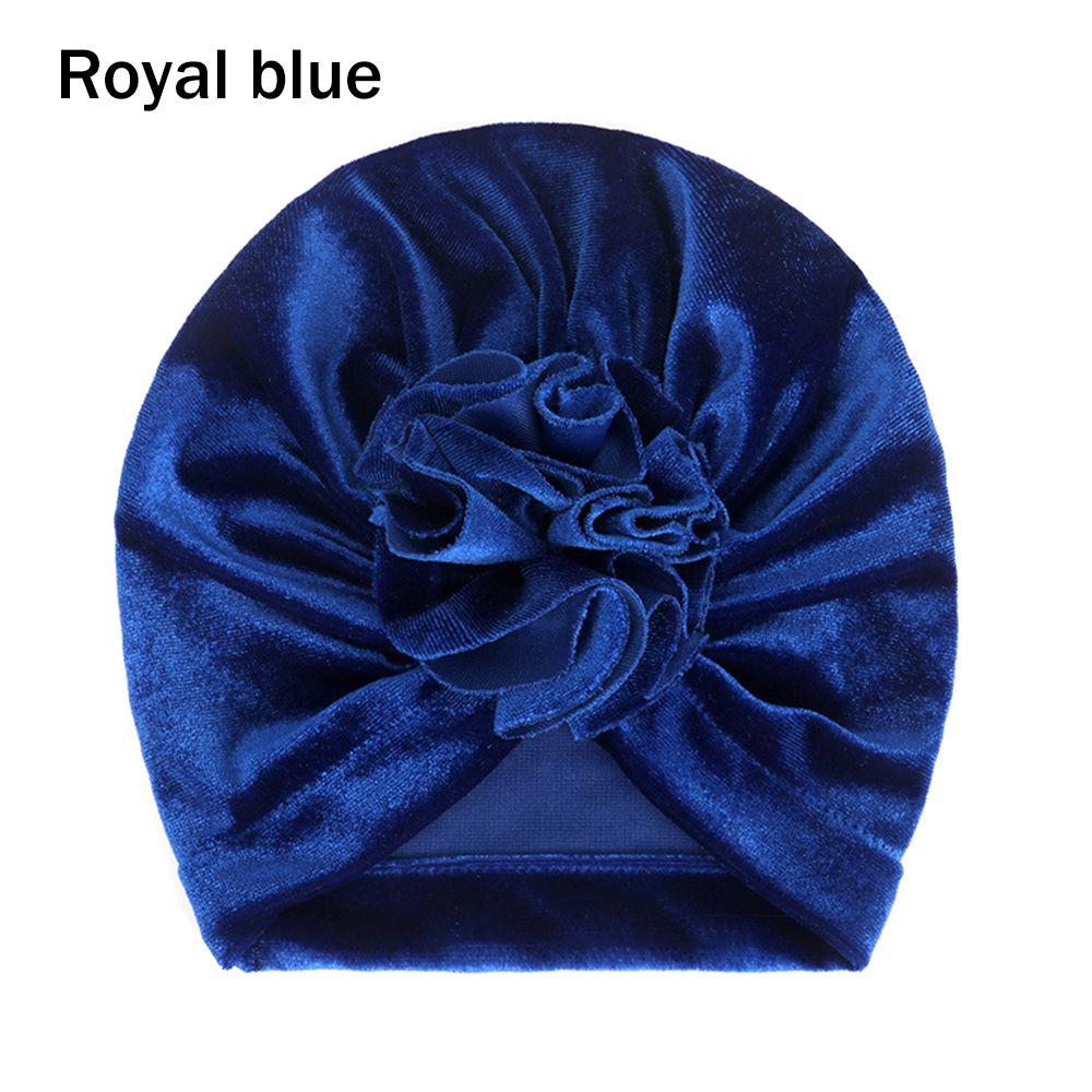 Детские эластичные головные уборы с узлом, детские бархатные тюрбаны, детские повязки на голову, теплая шапочка-бини