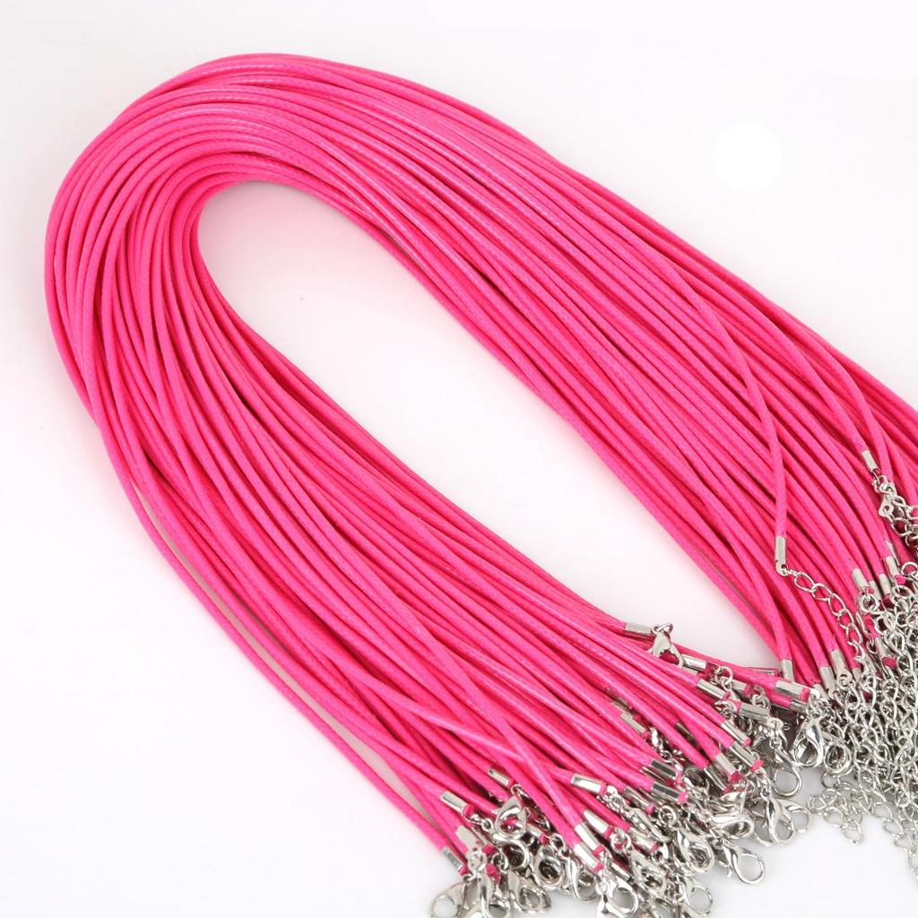 Кожаный шнур из искусственной кожи, веревка-омар для ожерелья и подвески «сделай сам», подвески ручной работы, фурнитура