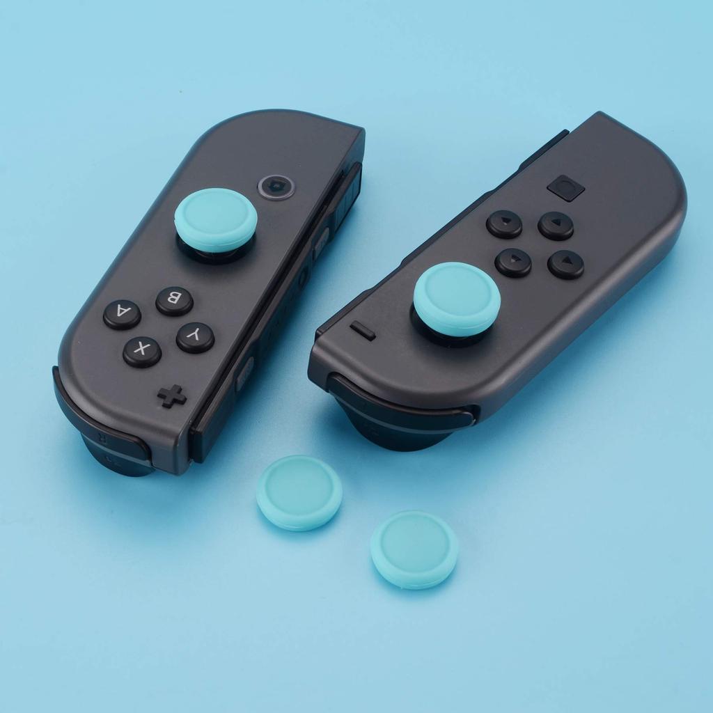 EXtremeRate PlayVital Милые накладки на стики джойстика Switch для Switch и Силиконовые чехлы для аналоговых стиков, Switch, Lite, OLED, Joy-Con [Bondi