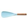 Лопатка для готовки с термостойкой деревянной ручкой, силиконовая ложка для готовки с антипригарным покрытием