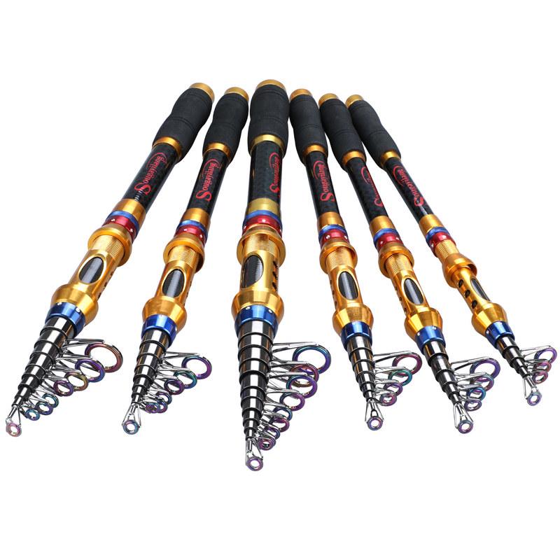 Удочка из сверхтвердого углеродного волокна 99%, телескопическая удочка, морская удочка, рыболовный инструмент, спиннинговые удочки