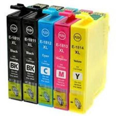 5X Совместимые чернильные картриджи для Epson 18 18XL для Epson Expression Home XP-102 XP-202 XP-322 XP-215 XP-205 XP-225 XP-305