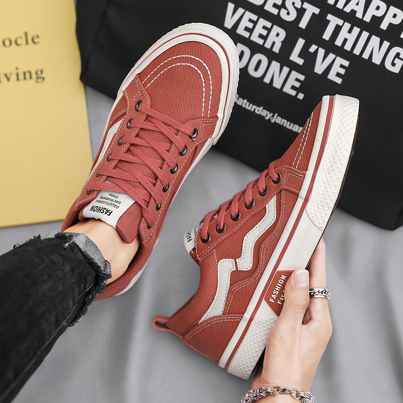 Hot Sale Fashion Mens Canvas Shoes 2025 Lace-up Vulcanized Shoes Man Designer Espadrilles Canvas Casual Flat Shoes Sneakers Men