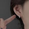 Тренд 2024 Женские легкие роскошные волнообразные каффы - Высококлассные модные серьги-кольца с нишевым дизайном
