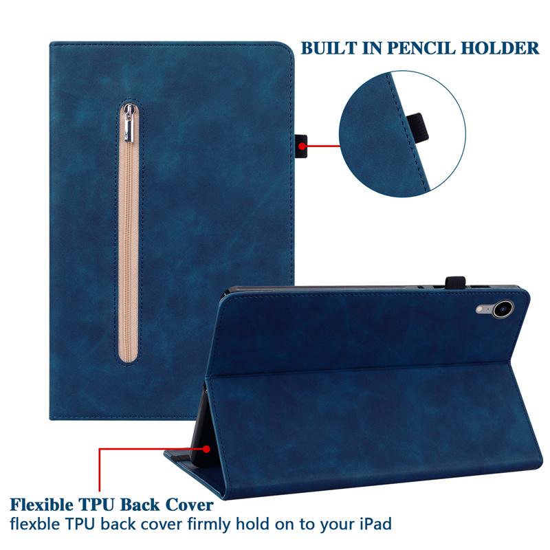 For Lenovo M8 TB-8505F TB-8505X 8.0" Tablet Case for Lenovo Tab M 8 Case TB 8505F TB 8505X Shell Wallet Card Slots Caqa + Stylus