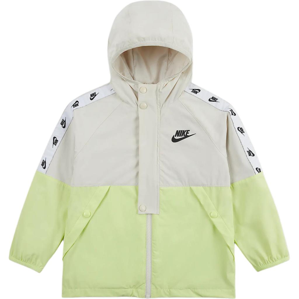 Nike Куртка Удобная Универсальная С капюшоном Приятная для кожи Детские куртки Светло-коричневый IB8162-104