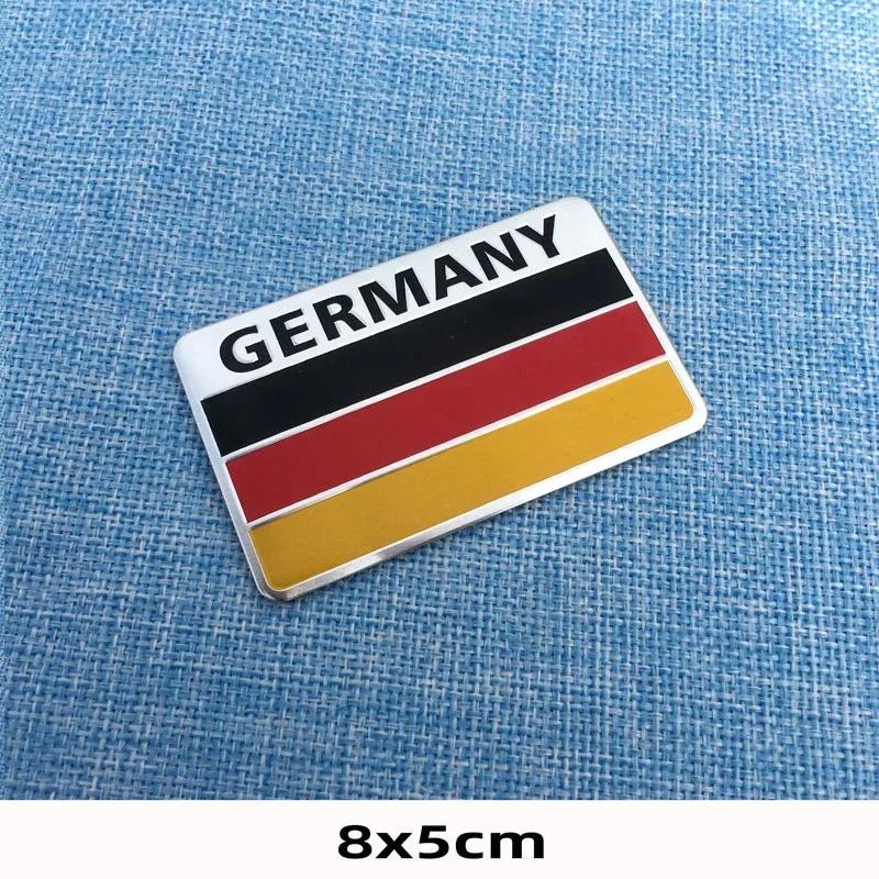 3D Germany Aluminum Car Body Rear Trunk Tail Stickers Decal For 31s Sline A1 A2 A3 A4 A4L P 8V 8L RS RS3 RS4 RS5 RS6 S1 S2 S3s31