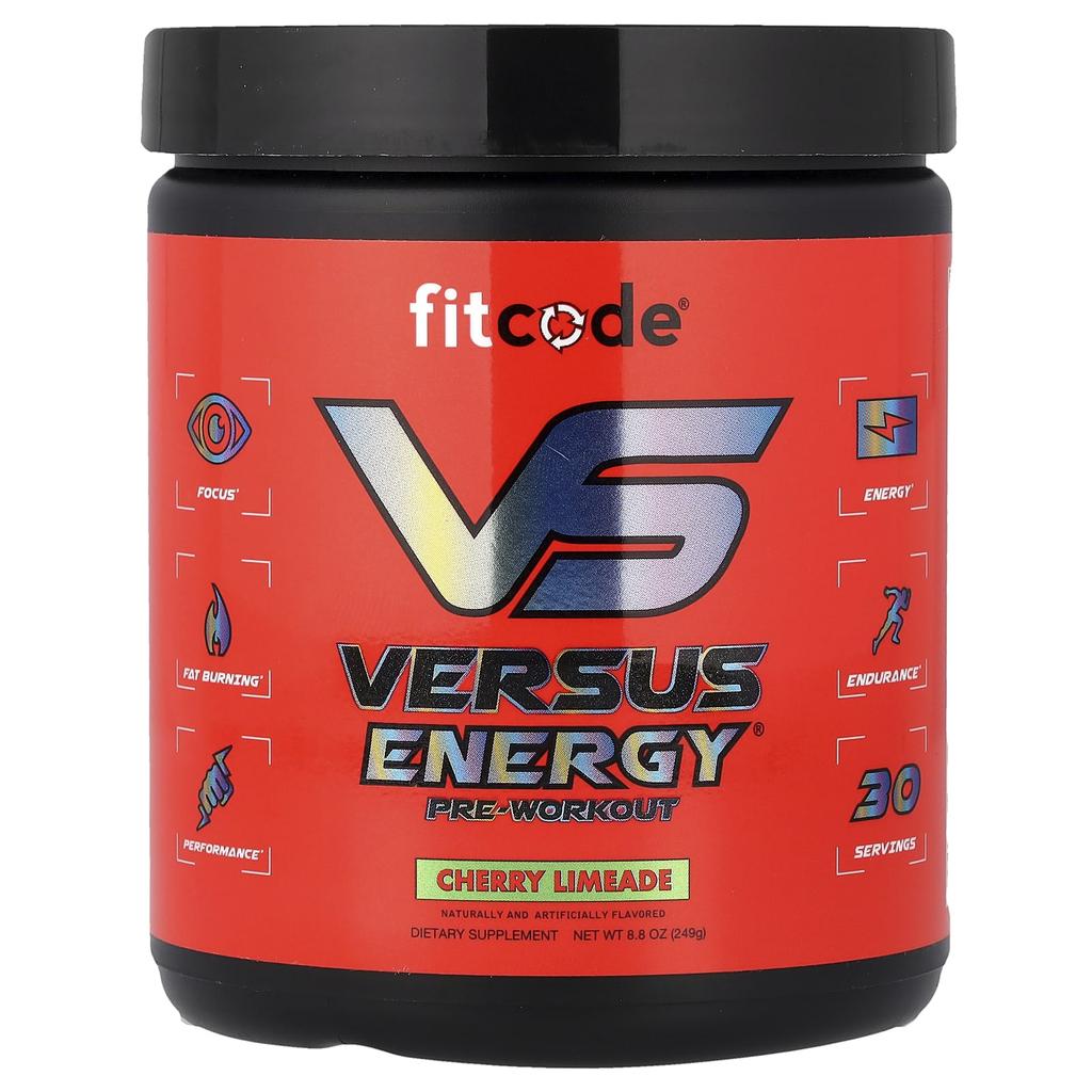 fitcode, Versus Energy® Pre-Workout, Cherry Limeade, 8.8 oz (249 g)