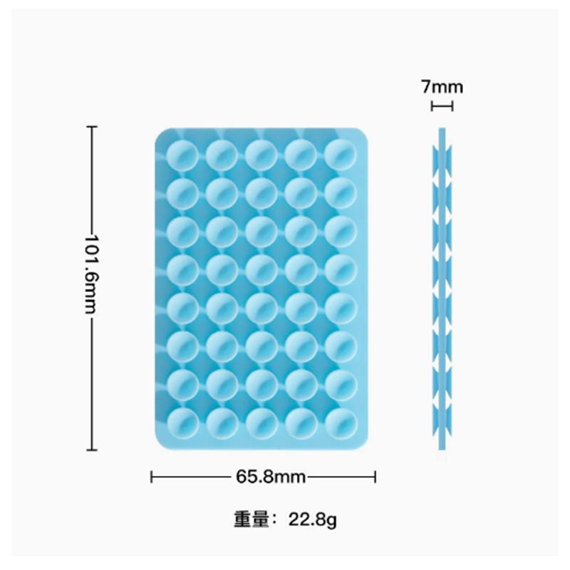 Двусторонний силиконовый чехол на присоске для телефона, съемная подставка для громкой связи, настенная подставка для селфи и видео