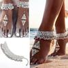Women Sexy Vintage Anklet Chain Bell Beads Tassel Ankle Bracelet Foot Jewelry