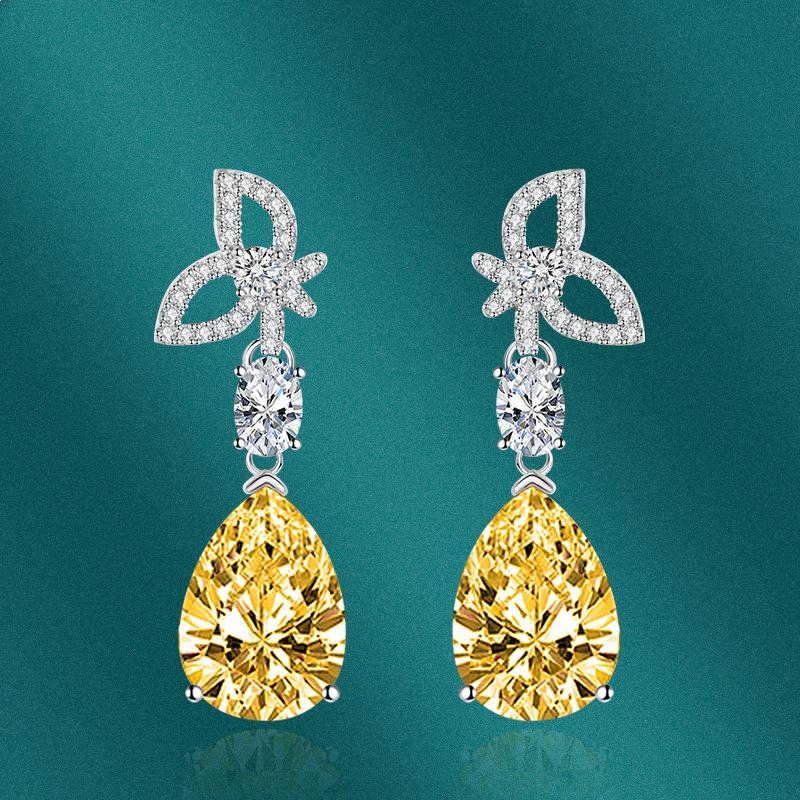 Sace Gems Классические серьги из медного сплава с цирконом, женские ювелирные изделия, свадебный подарок для вечеринки